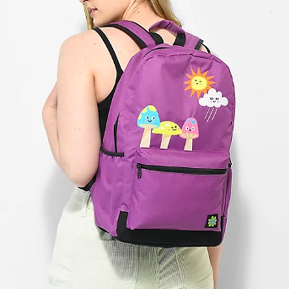 A.LAB  Purple Beautiful Sunshine Backpack New With Tags - Picture 2 of 6